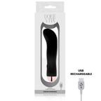 DOLCE VITA - RECHARGEABLE VIBRATOR TWO BLACK 7 SPEED