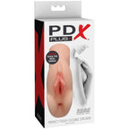 PDX PLUS - PERFEKTER PUSSY-DOPPEL-STROKER, NATÜRLICHER VAGINA- UND ANUS-MASTURBATOR