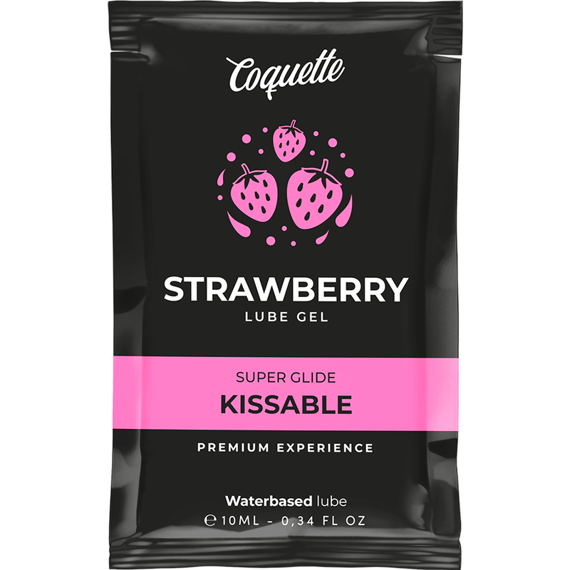 COQUETTE CHIC DESIRE - ERDBEERE, WASSERBASIERTES KÜSSLIFT, TASCHE, 10 ML