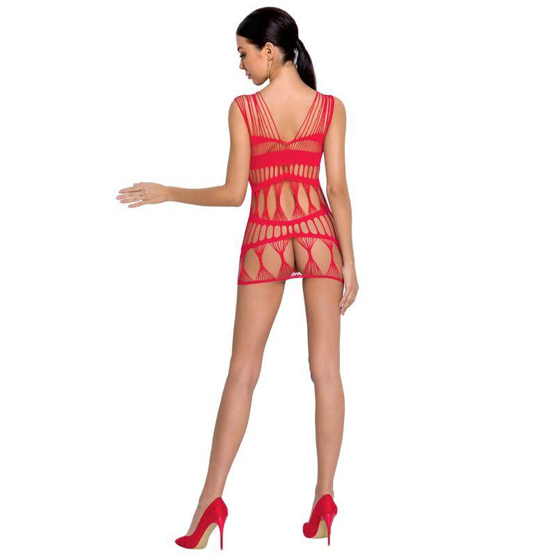 PASSION - FRAU BS089 ROTER BODYSTOCKING EINE GRÖSSE