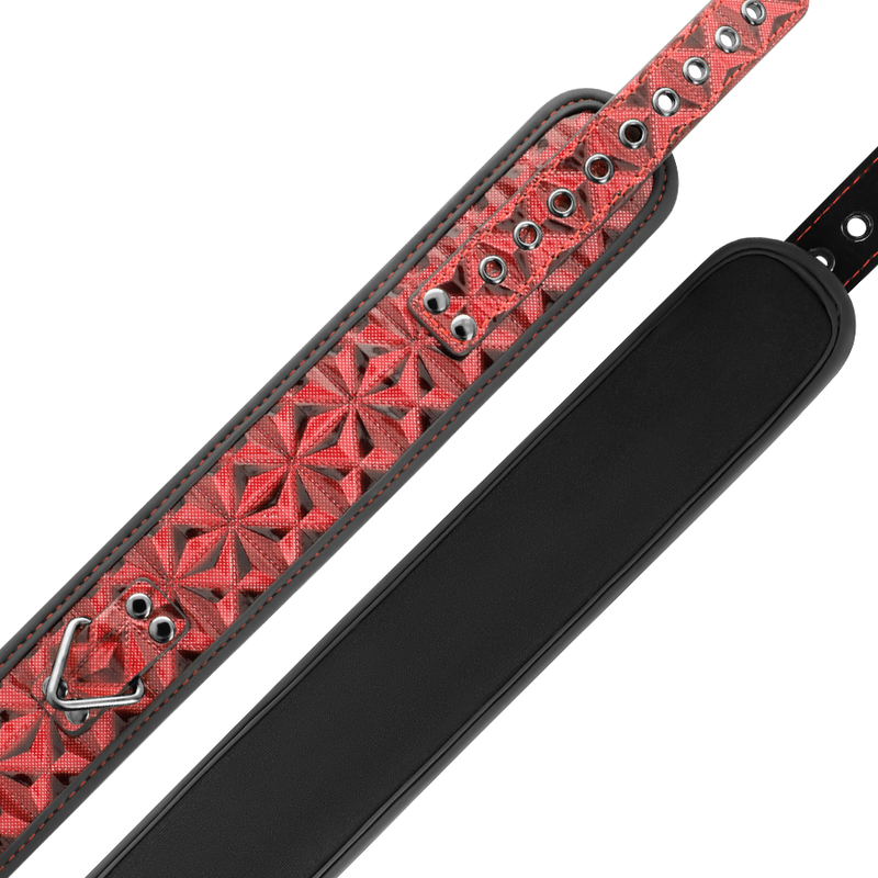 BEGME – RED EDITION PREMIUM HALSBAND AUS VEGANEM LEDER MIT NEOPRENFUTTER