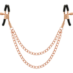 COQUETTE CHIC DESIRE - FANTASY METAL NIPPLE CLIPS WITH CHAIN