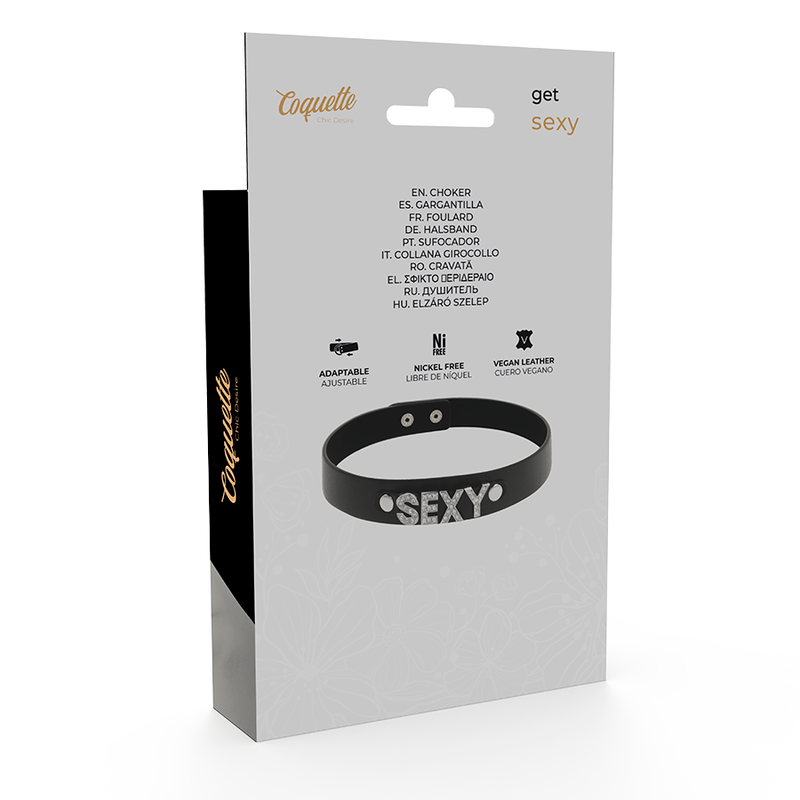 COQUETTE CHIC DESIRE - SEXY HALSBAND AUS VEGANEM LEDER