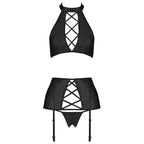 PASSION - NANCY ECOLOGICAL LEATHER SET S/M