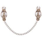 OHMAMA FETISH - METAL CLAMPS WITH CHAIN