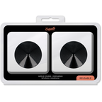 COQUETTE CHIC DESIRE - NIPPLE COVERS BLACK CIRCLES