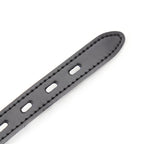 OHMAMA FETISH - SILICONE BALL GAG WITH LEATHER BELT (PADLOCK INCLUDED)