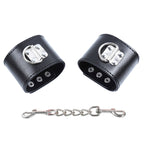 OHMAMA FETISH - HANDGELENKFESSELN MIT DRUCKKNÖPFEN AUS METALL