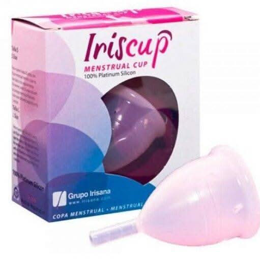 IRISCUP - BICCHIERE MENSILE PICCOLO ROSA A + SACCHETTO STERILIZZATORE GRATUITO