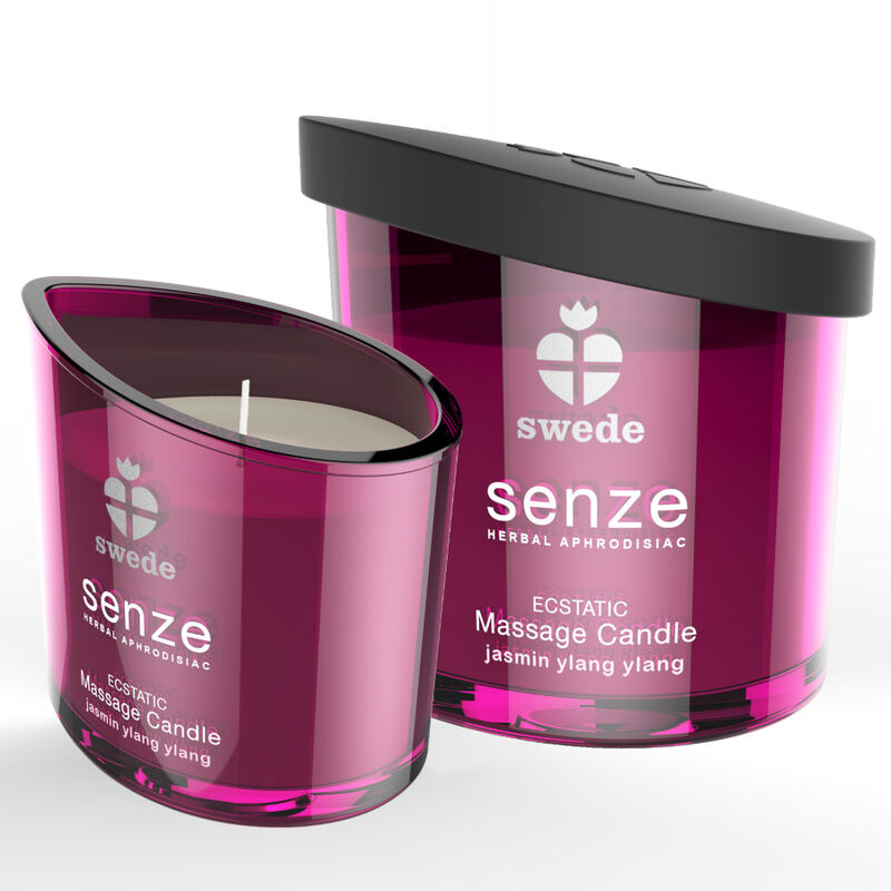 瑞典 - SENZE 欣喜若狂按摩蜡烛 - 茉莉、依兰