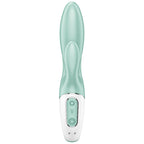 SATISFYER - AIR PUMP BUNNY 5+ INFLATABLE RABBIT VIBRATOR APP GREEN
