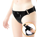 PRETTY LOVE - HARNESS BRIEFS UNIVERSAL HARNESS WITH DILDO MICHEAL 20 CM BLACK