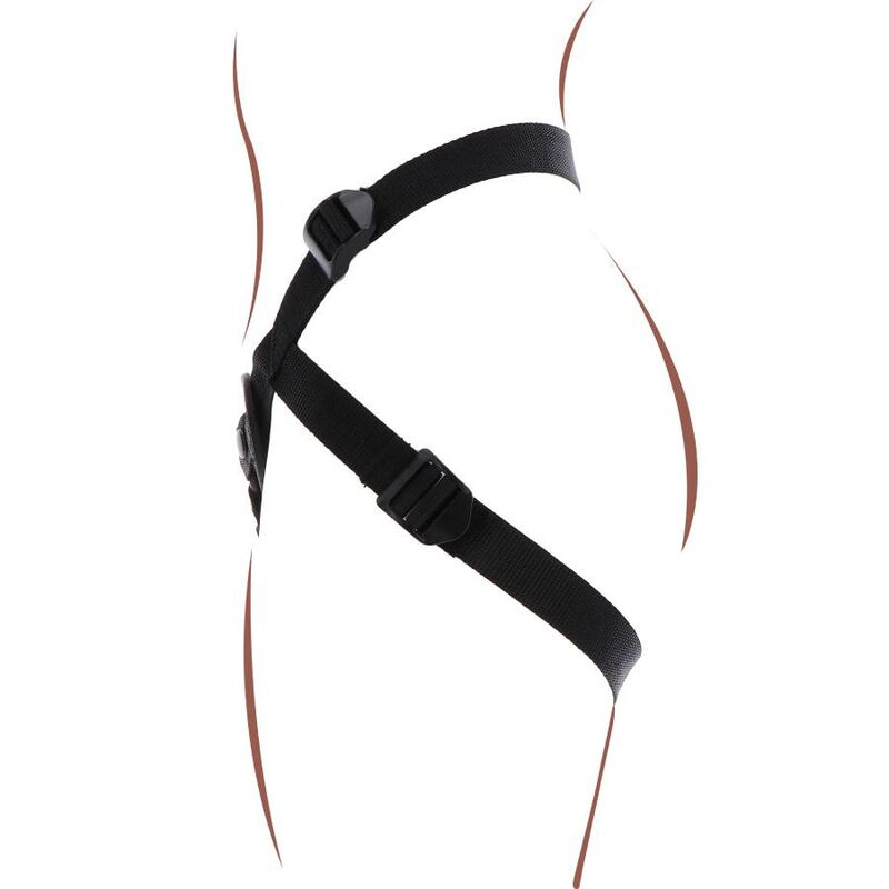 GET REAL - STRAP-ON-SPITZENHARNESS LILA