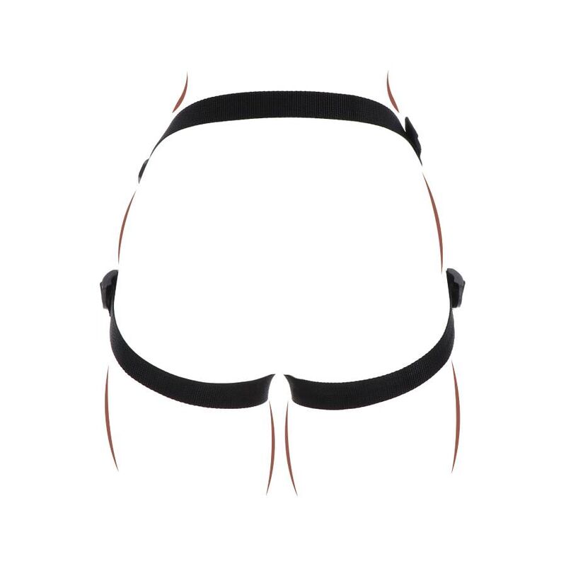 GET REAL - STRAP-ON-SPITZENHARNESS LILA