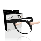FETISCH DEVOT-HARNESS - FLEISCH REALISTISCHES SILIKON 16 CM