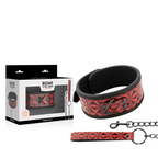 BEGME – RED EDITION PREMIUM HALSBAND AUS VEGANEM LEDER MIT NEOPRENFUTTER