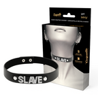COQUETTE CHIC DESIRE - SLAVE VEGANES LEDER-HALSBAND