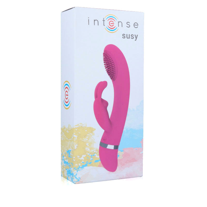 INTENSE - SUSY OSZILLIERENDER VIBRATOR SILIKON KANINCHEN ROSA