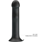 PRETTY LOVE - MURRAY BLACK CLITORAL VIBRATOR AND SUCKER