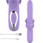 INTENSE - BILLIE MULTIFUNCTIONAL RECHARGEABLE SUCTION VIBRATOR WITH PURPLE PUSH BUTTON