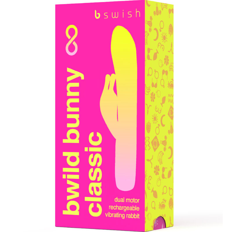 B SWISH - BWILD BUNNY INFINITE CLASSIC WIEDERAUFLADBARER VIBRATOR ROSA SILIKON
