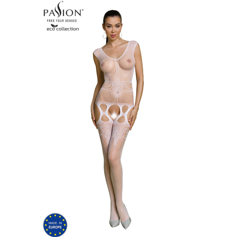 PASSION - ECO COLLECTION BODYSTOCKING ECO BS014 RED