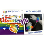 SPENCER &amp; FLEETWOOD – HANDSCHELLEN AUS METALL MIT REGENBOGENFUTTER