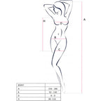 PASSION - BS097 BLACK BODYSTOCKING ONE SIZE