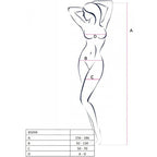 PASSION - BS098 BLACK BODYSTOCKING ONE SIZE