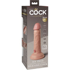 KING COCK - ELITE REALISTIC DILDO VIBRATING & SILICONE 15.2 CM