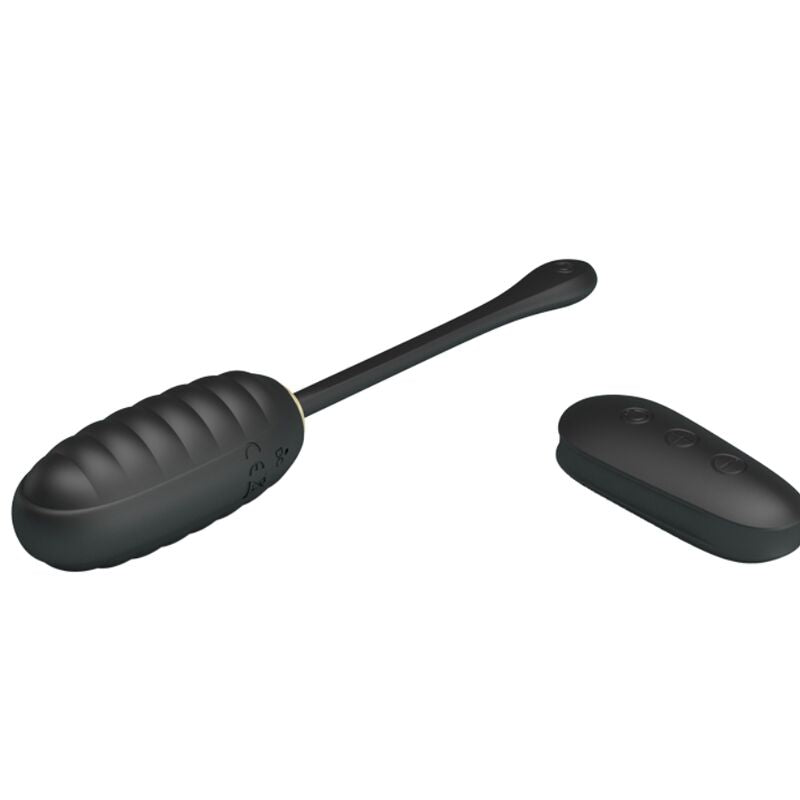 PRETTY LOVE - DOREEN LUXUS WIEDERAUFLADBARES VIBRIERENDES EI SCHWARZ MIT FERNBEDIENUNG