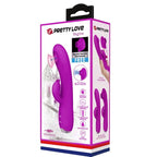 PRETTY LOVE - REGINA RECHARGEABLE VIBRATOR-SUCTION GEL PURPLE