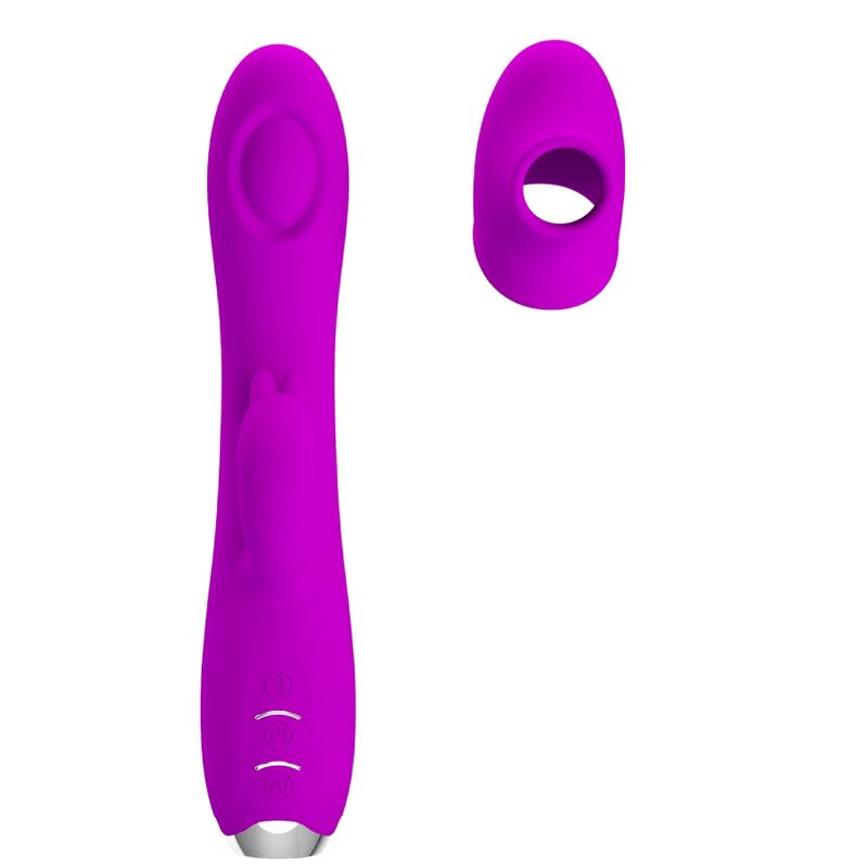 PRETTY LOVE - REGINA RECHARGEABLE VIBRATOR-SUCTION GEL PURPLE