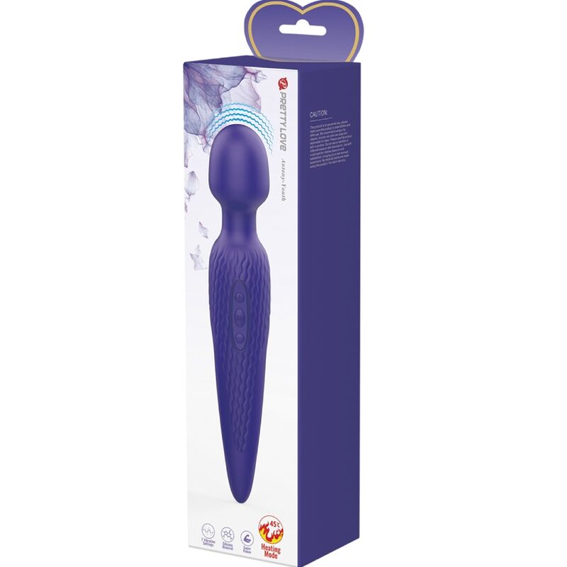 PRETTY LOVE - ANTONY YOUTH WAND VIBRATOR VIOLETT WÄRMEEFFEKT