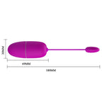 PRETTY LOVE - NYMPH VIBRATING EGG APP CONTROLLED PURPLE