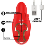 MIA - SELENA STIMULATOR VIBRATING + TAPPING RED