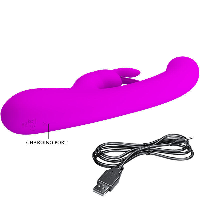 PRETTY LOVE - LAMAR RABBIT VIBRATOR &amp; VIOLETT G-PUNKT
