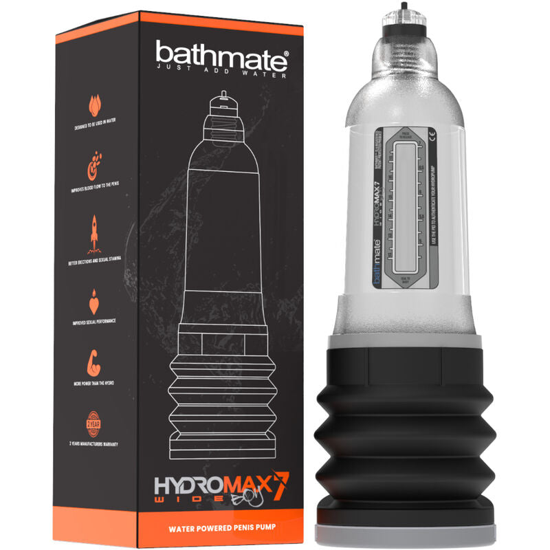 BATHMATE - HYDROMAX 7 WIDE BOY X30 透明款