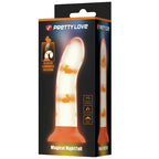 PRETTY LOVE - MAGICAL NIGHTFALL DILDO OHNE VIBRATION LEUCHTENDES ORANGE