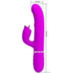 PRETTY LOVE - RABBIT VIBRATOR MIT LECKEN FUCHSIA
