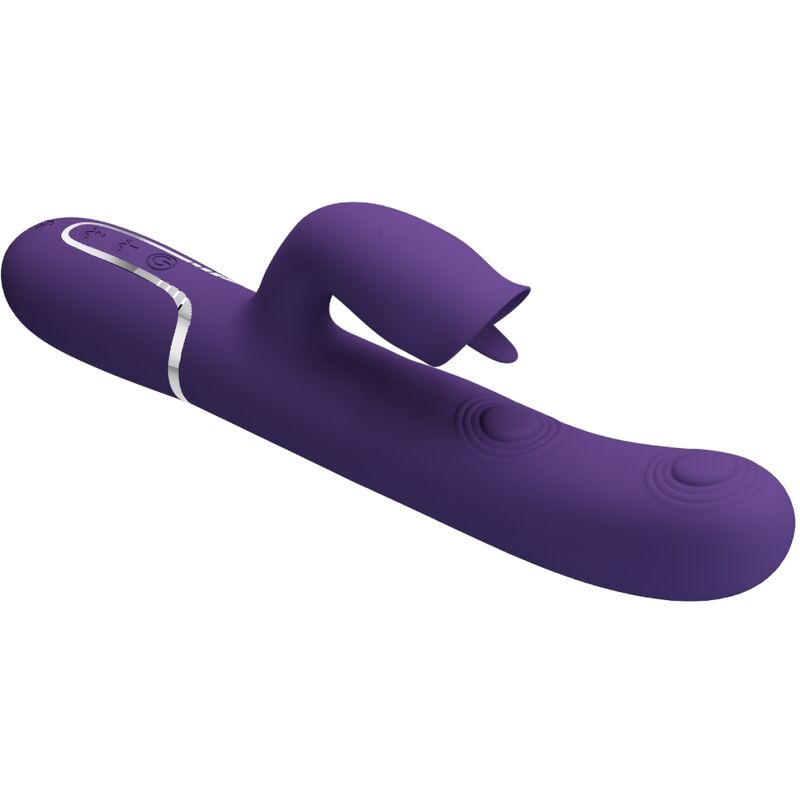 PRETTY LOVE - RABBIT VIBRATOR MIT LECKEN LILA