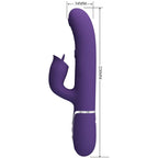 PRETTY LOVE - RABBIT VIBRATOR MIT LECKEN LILA
