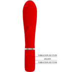 PRETTY LOVE - PRESCOTT MULTIFUNKTIONS-G-PUNKT-VIBRATOR ROT