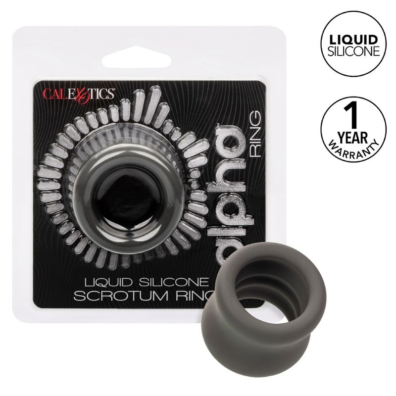 CALEXOTICS - ALPHA SCROTUM STRETCHING RING SCHWARZ
