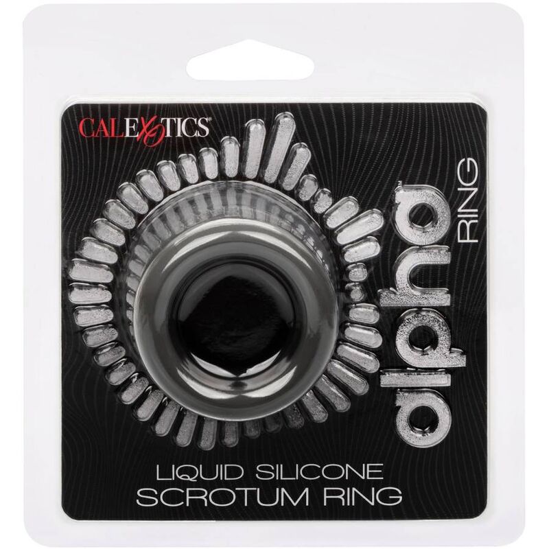 CALEXOTICS - ALPHA SCROTUM STRETCHING RING SCHWARZ