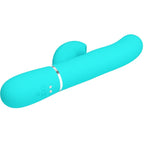 PRETTY LOVE - PERLITA MULTIFUNKTIONS-3-IN-1-G-PUNKT-VIBRATOR AQUAGRÜN