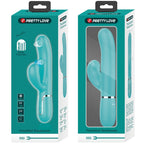 PRETTY LOVE - PERLITA MULTIFUNKTIONS-3-IN-1-G-PUNKT-VIBRATOR AQUAGRÜN
