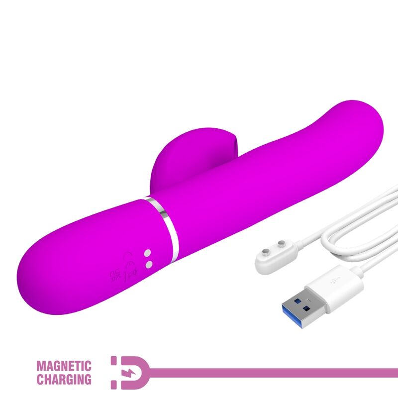 PRETTY LOVE - PERLITA MULTIFUNKTIONS-3-IN-1-G-PUNKT-VIBRATOR VIOLETT