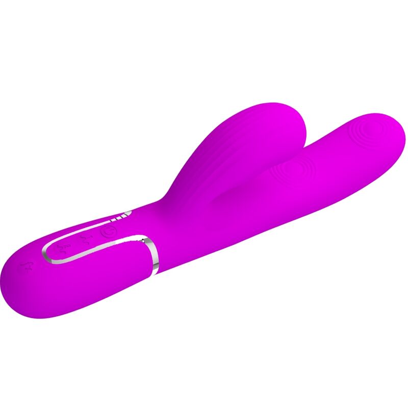 PRETTY LOVE - PERLITA MULTIFUNKTIONS-3-IN-1-G-PUNKT-VIBRATOR VIOLETT