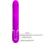 PRETTY LOVE - PERLITA MULTIFUNKTIONS-3-IN-1-G-PUNKT-VIBRATOR VIOLETT